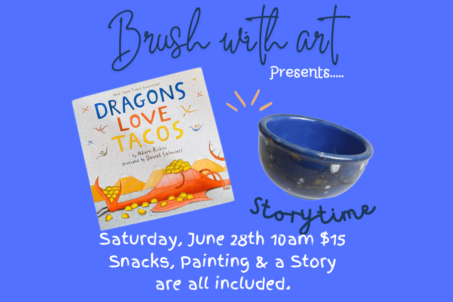 Brush with Art Storytime - June 28th at 10 am