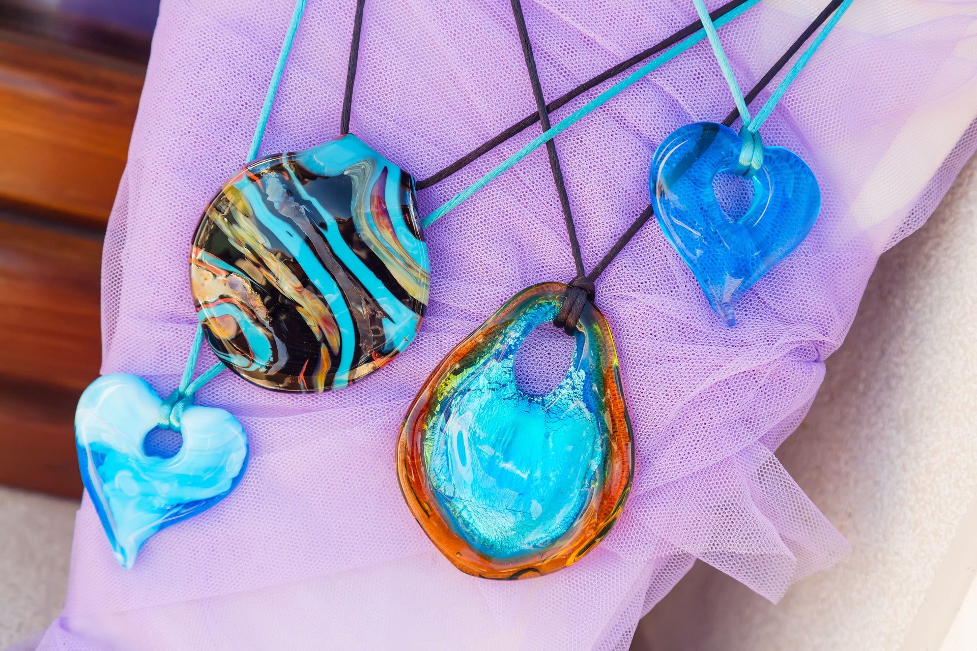 Nice Murano glass decorations in Murano ilsand near Venice, italy